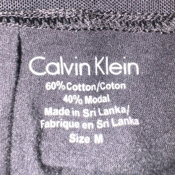 Calvin Klein Black CK Graphic Fitted Short Sleeve Mesh Tee - Picture 7 of 8